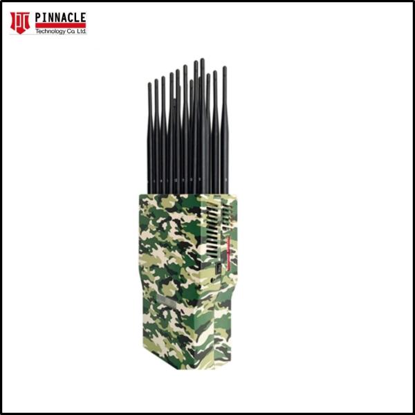 16 antenas portáteis Wi-Fi Radio Militar Jammer 3G 4G 5G