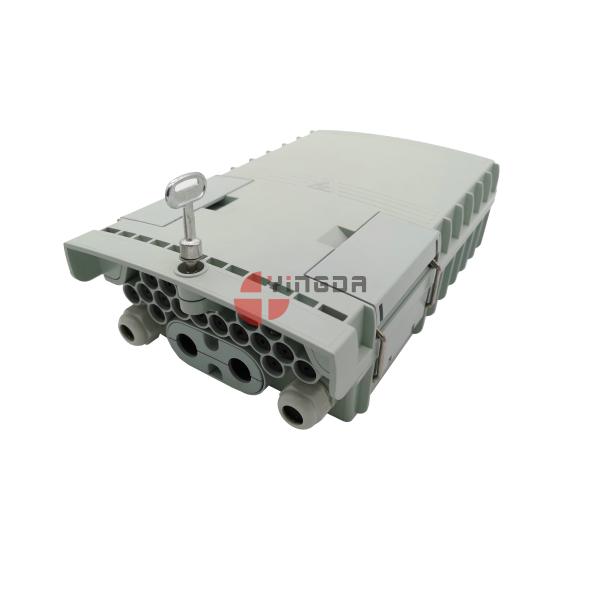 IP65 Outdoor Fiber Optic Splitter Box Wall Mount 16 Cores 1x8 Coupler ABS PC Material