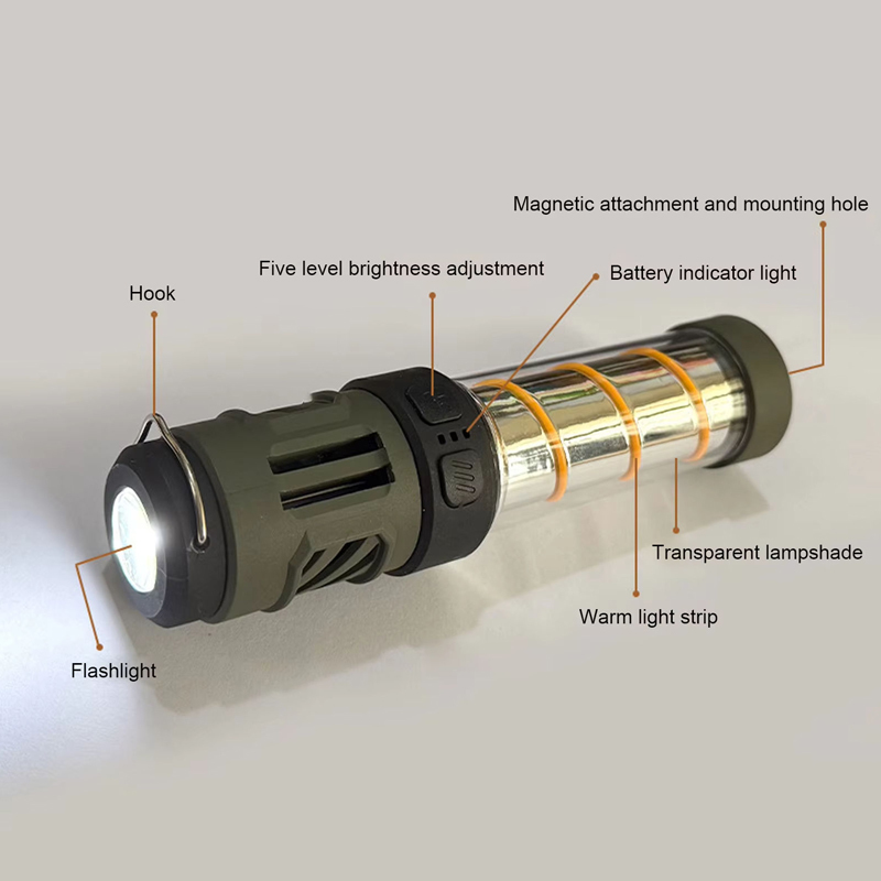 Portable Mosquito Repellent LED Night Light with 5000K Daylight and 15000 Hours Working Time for Camping and Tent