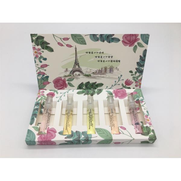 Folding Rectangle Perfume Packaging Boxes Colorful Cardboard For Cosmetics