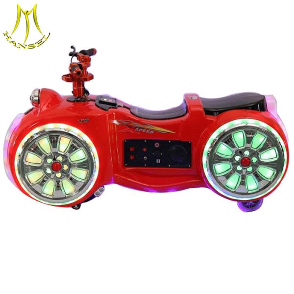 Hansel  fair attraction kids on ride toy cars amusement ride on moto equipment
