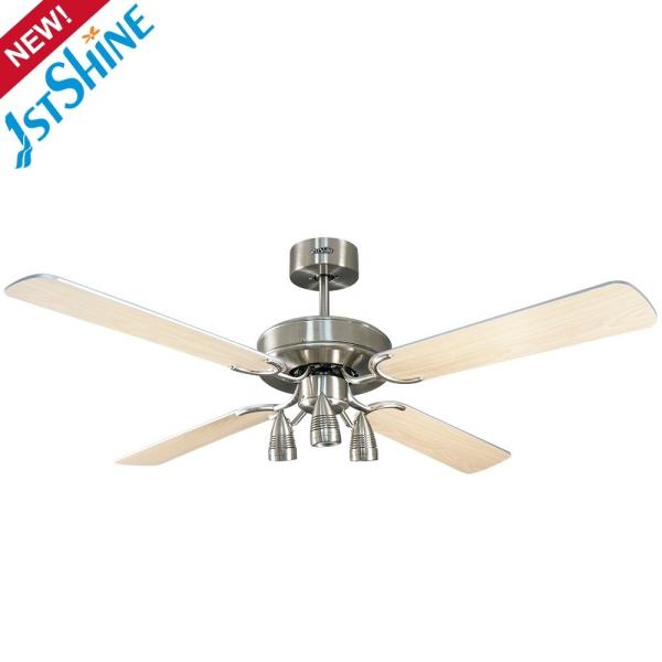 Iluminação de sala de estar moderna Ventilador de teto inteligente com 3 velocidades de escolha e controle remoto