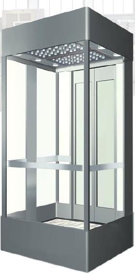 Glass Personal Home Elevators AC Drive Type Fuji Residential Home Lifts