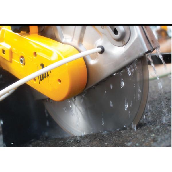 Angle Grinder Diamond Saw Blades Ultrathin For Refractory Brick / Ductile Iron Pipe