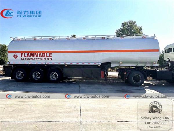 Tri axe 46000 litres de 35T 40T de livraison de camion de remorque diesel semi