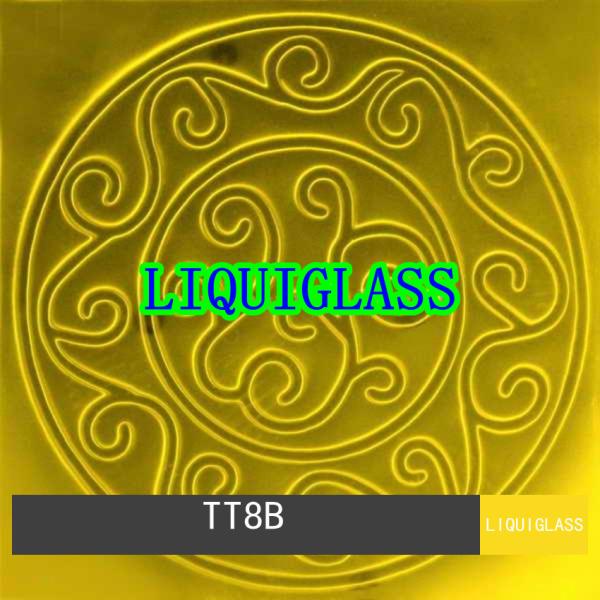 Solid Printed Toughened And Laminated Glass Tile