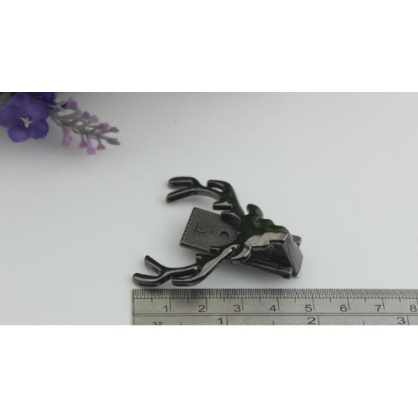 Production classic old style elk head light gold metal handbag locks
