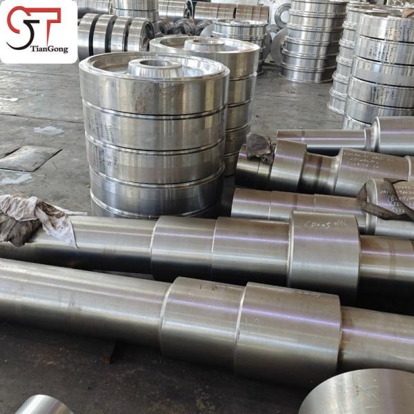 42CrNiMo Free Forging Impact Resistant Planetary Gear Step Shaft For Wind Power Turbines
