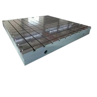 Crossed HT250 Cast Iron Surface Plate Hand Scrap T Slotted Floor Plate