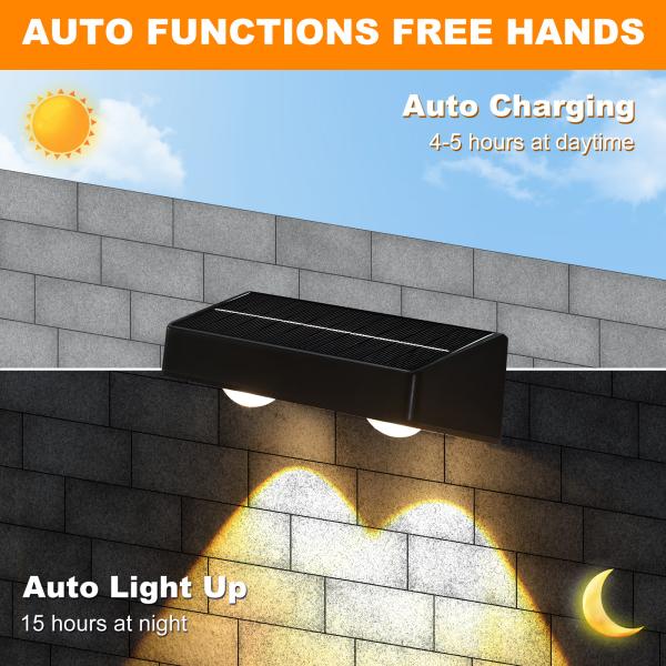 Solar Garden Lights with Ambient Ambiance and Durable ABS