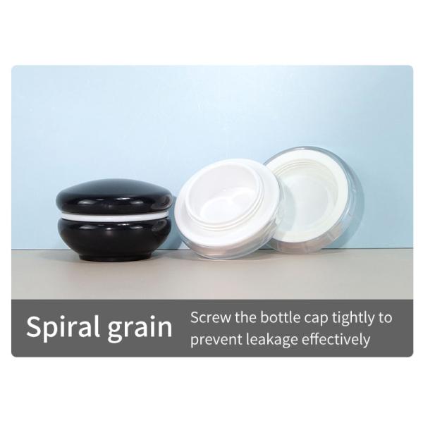 Eye Cream 10g/25g Volume Luxury Black White Face Cream Bottle Container 20g 15ml Perfume Bottles Cosmetic Jars