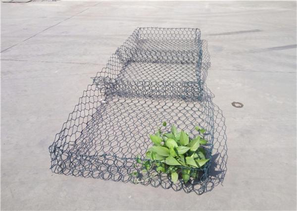 PVC Coated Gabion Mattress 60x80mm Hexagonal Wire Mesh