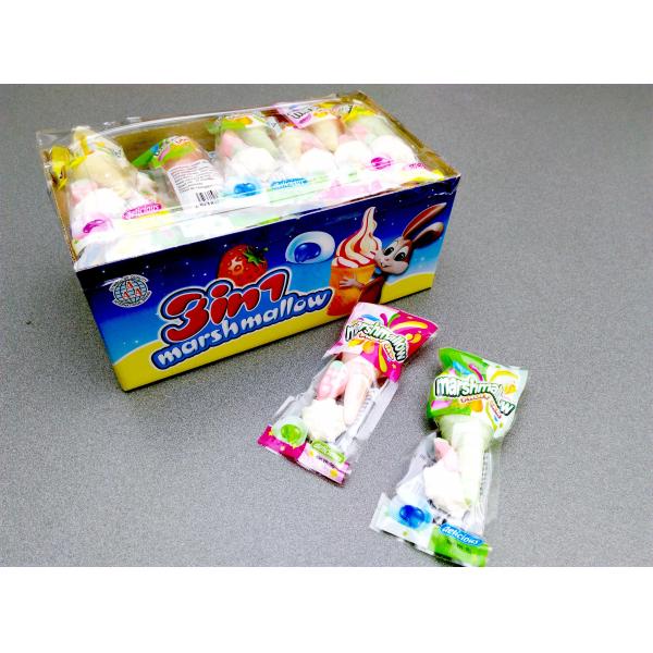 El caramelo divertido 3 in-1 de la melcocha de la forma prueba delicioso y dulce