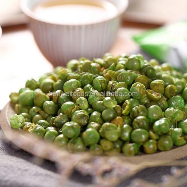 Saveur multi épicée Pea Snacks de vente de pois de casse-croûte d'ail sain frais chaud de wasabi