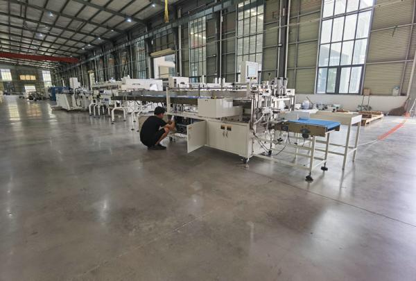 High Speed Toilet Tissue Paper Packaging Machine Multi Rolls Packing Machine