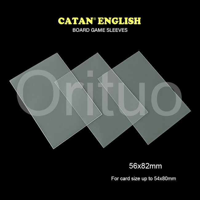 Game Catan Matte Sleeves Cpp Front Clear Catan Card Protectors