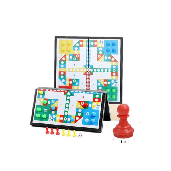 Educational Portable Folding Magnetic Activity Set Travel Chess Board Game Reusable Durable Customizable Logo Design