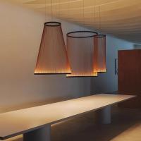 Restaurant espagnol moderne Lumière hauteur réglable Nouvelle corde simple Pendentif Carré Corde ovale de coton Plafonds Salles d'installation