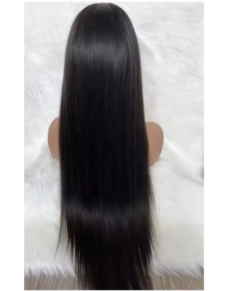 13x4  Transparent Lace Front Wig Bone Straight Human Hair Wig PrePlucked