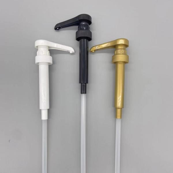 28 400 10cc PP PE Plastic Condiment Pump Long Nozzle Food Grade Ketchup Liquid