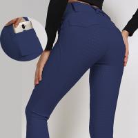 Pantalon d'équitation Legging Navy Grip Riding Gear avec poche