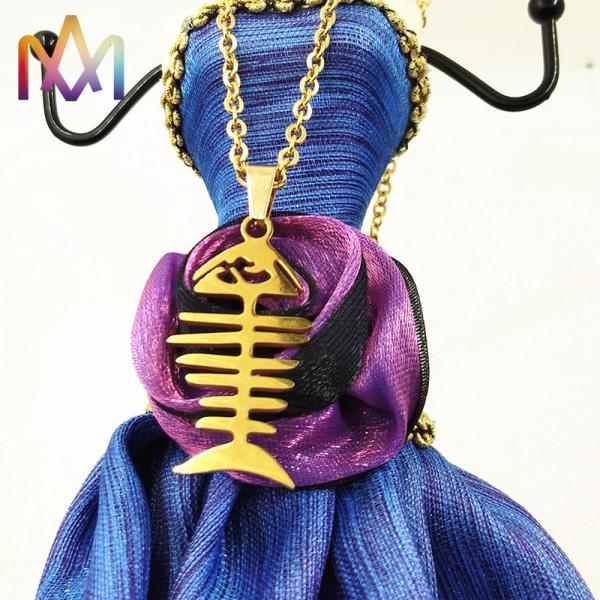 Unisex каркасная привесная толщина 2.5MM ожерелья SS304