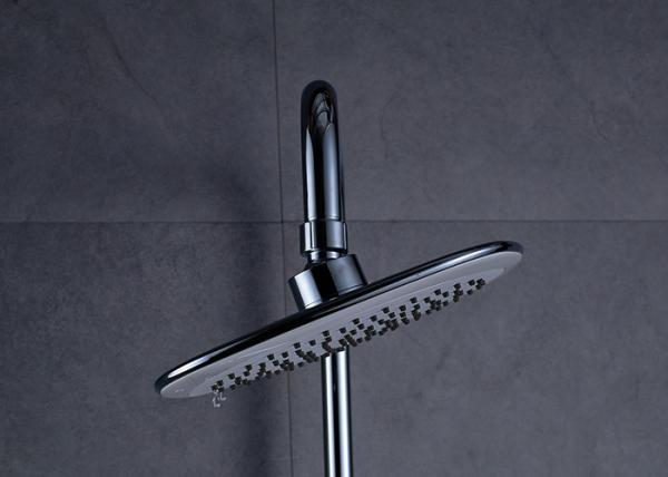 Chrome Finished Brass Bathroom Shower Set ROVATE Adjustable Handheld Shower