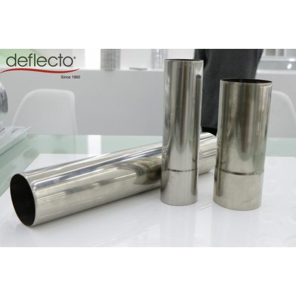 80mm Diameter Rigid Air Duct / Stainless Steel Round Duct For Water Heater