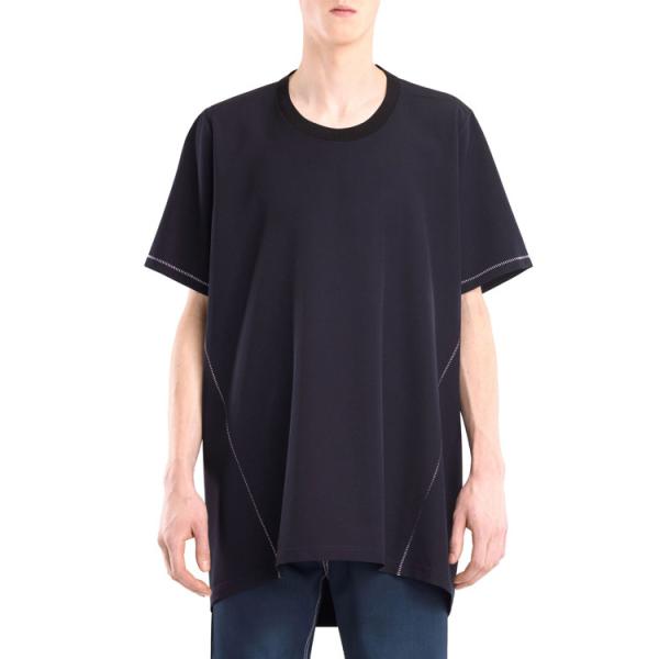 Eco - Friendly Mens Loose Fit T Shirts , Black T Shirt Mens OEM / ODM Available