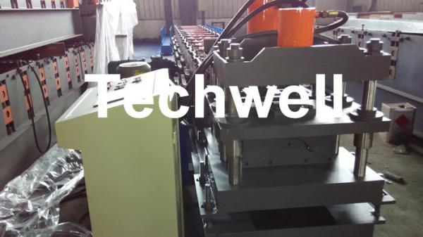 Automatical Valley Flashing Tile Roll Forming Machine With PANASONIC PLC Control System