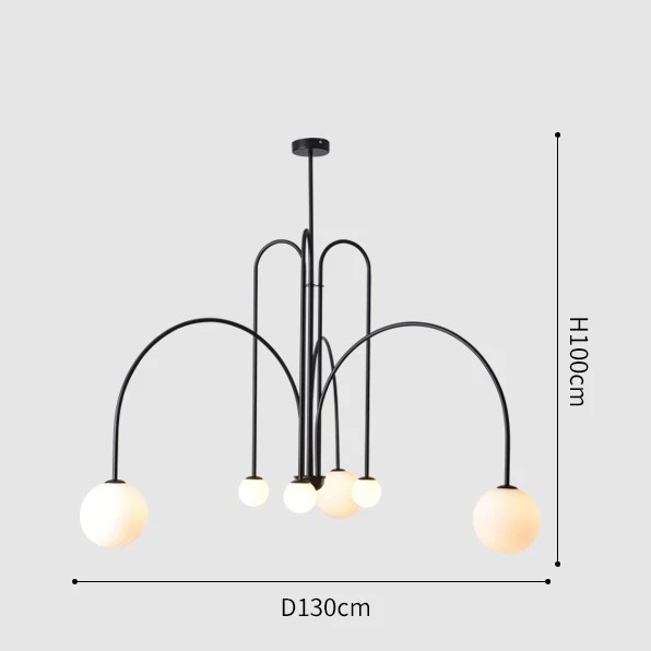 Nordic Minimalist Pendant Light for Living Room Restaurant Lamp（WH-AP-668）