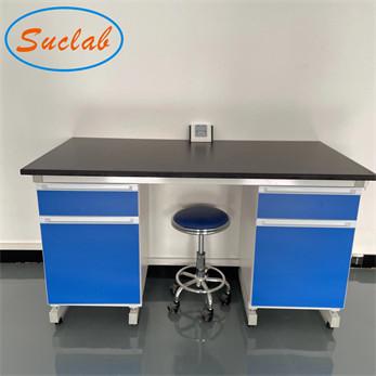 O melhor projeto resistente químico branco cinzento azul da mobília do laboratório do banco de laboratório do OEM da qualidade