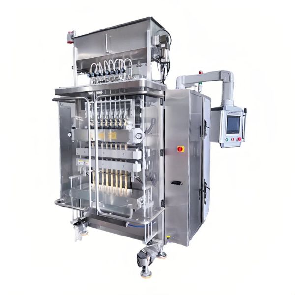 8 Lane Multi Lane Packing Machine Liquid Vertical Form Fill Seal Machine 380V