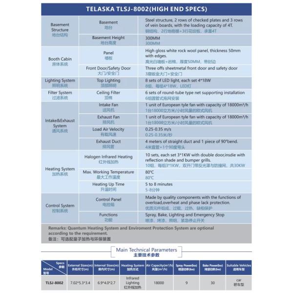 Movable Exhaust Fan Automotive Paint Room With Infrared Lighting Heating