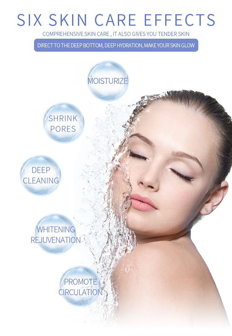 2 Generation 6-in-1 Bubble Facial Cleaning Machine Multi-functional Facial Cleaning Care Instrument for Commercial and Home Use.