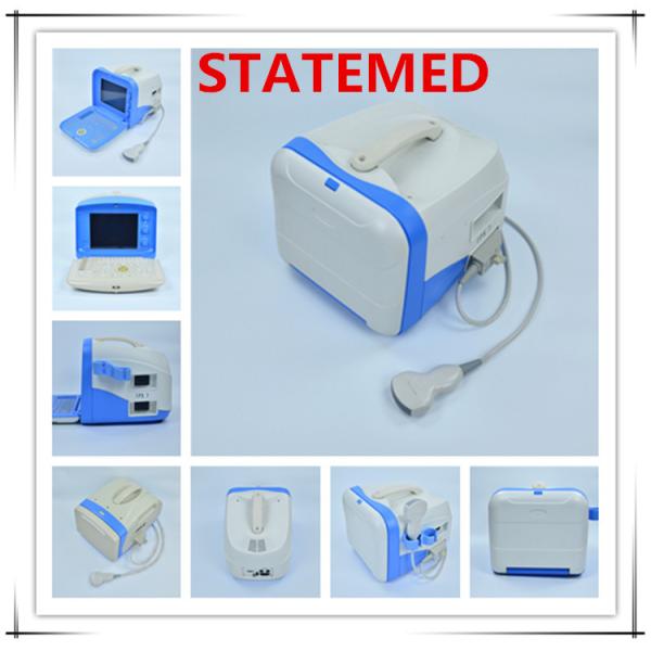 350 * 350 * 70 MM  Portable Black / White Ultrasound Scanner With 2 Probe Connectors