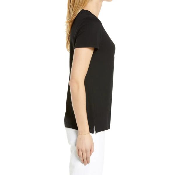 Wholesale Summer Gym Workout Deep V neck Cotton Short Sleeve Shirts Printing For Women