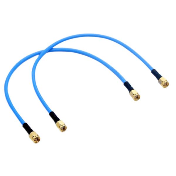 Antenna Adapter RF Cable Assemblies Semi Flexible 16cm SMA Male Connector ODM