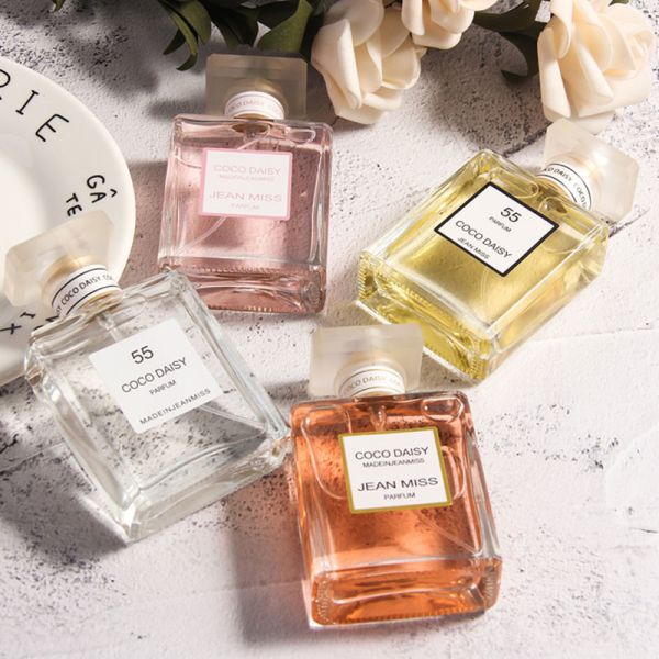 Hot Stamping Gold Foil Sticker Transparent Perfume Bottle Labels