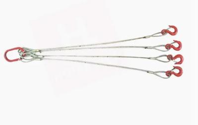Galvanized 4-Leg Steel Core Steel Wire Rope Lifting Sling