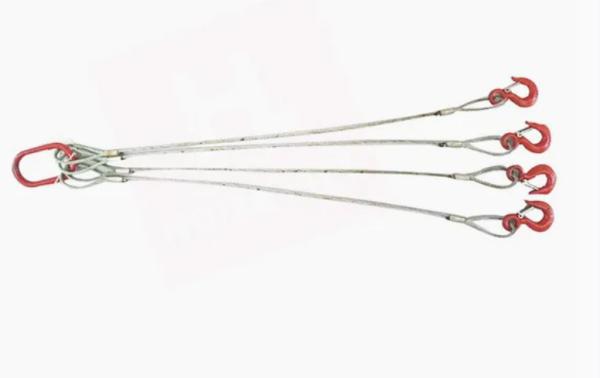Galvanized 4-Leg Steel Core Steel Wire Rope Lifting Sling