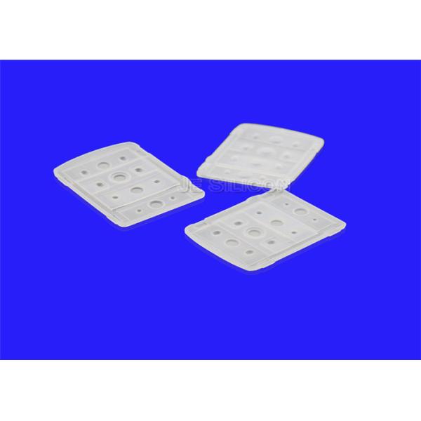 Waterproof Translucent Molded Silicone Parts For Conductive Electronic Button