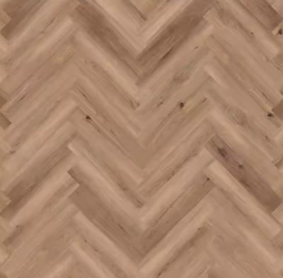 Fireproof Herringbone LVT Floor Self Adhesion Easy Clean LVT Floor