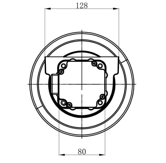 Servo Motor AGV Steering Wheel Assembly Drive 48V IP65 Rating