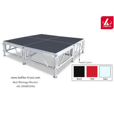 Adjustable Height  0.6-1m Aluminum Stage Platform For Entertainment
