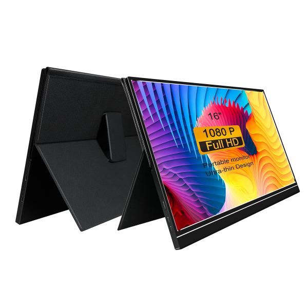 16 Inch Type C Port HDR 1920*1080 IPS Portable Laptop Screen Extension