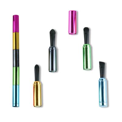Grupo de escova 4 de Eyemakeup da beleza em 1 cabelo sintético colorido sem esforço