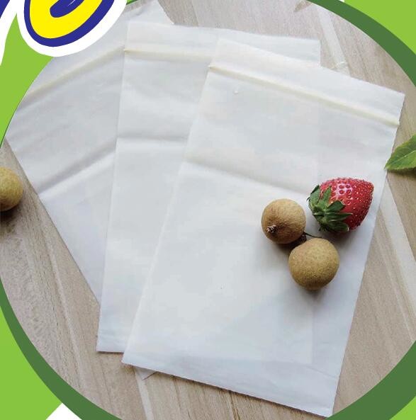 Biodegradable Industrial Ziplock Bags Organic Waterproof Invisible Flower Seeding Packing