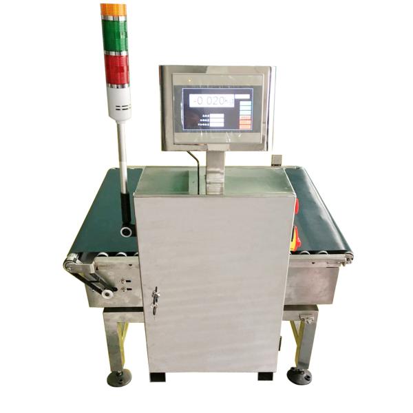 O D indica a máquina automática da inspeção do peso do verificador/sobrecarga de peso do transporte