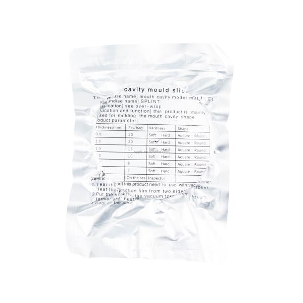 Dental Vacuum Forming Clear Teeth Aligners Invisible Lines TPU Sheet 0.4mm 0.63mm 0.76mm